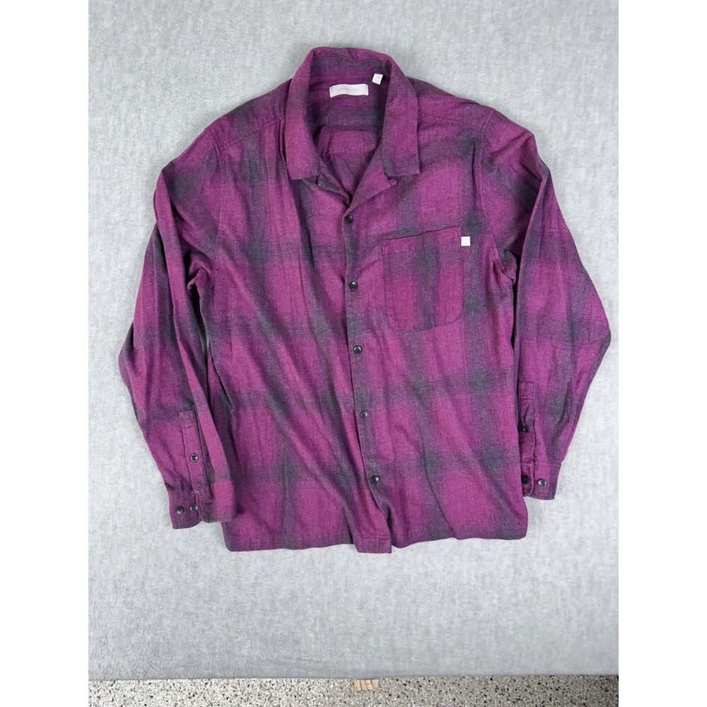 Urban Outfitters Standard Cloth Red Flannel Shirt Size XL Casual Outdoors Y2K